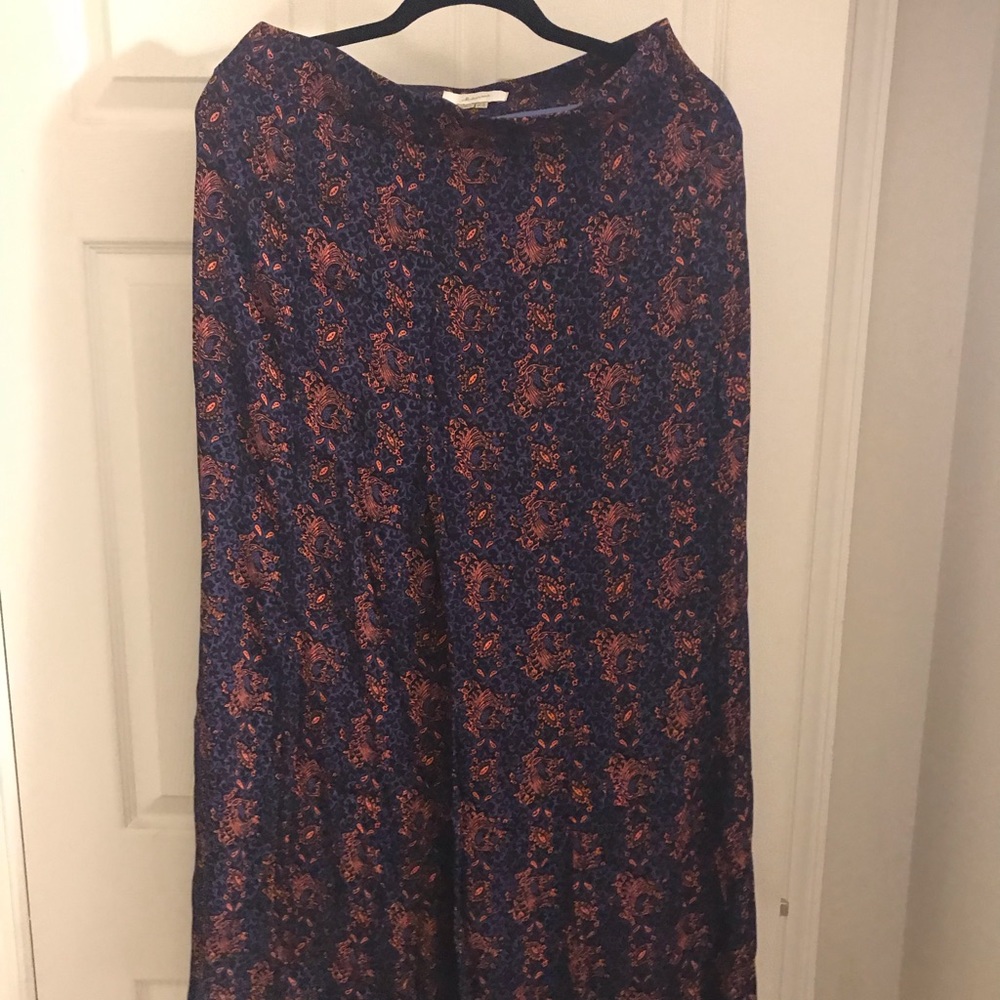 Anthro wide leg flowy pants